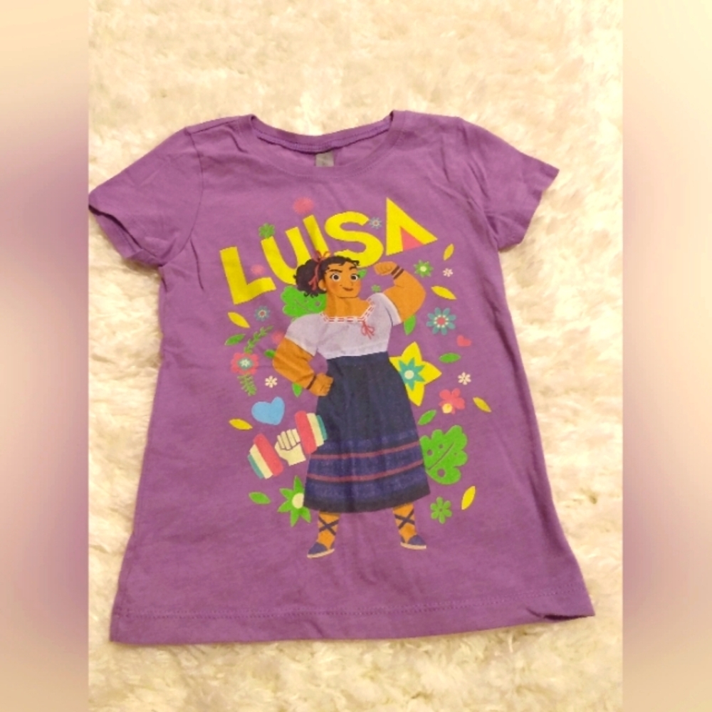 Next Level Apparel Girls Size Small 5/6 Luisa Encanto Short Sleeve